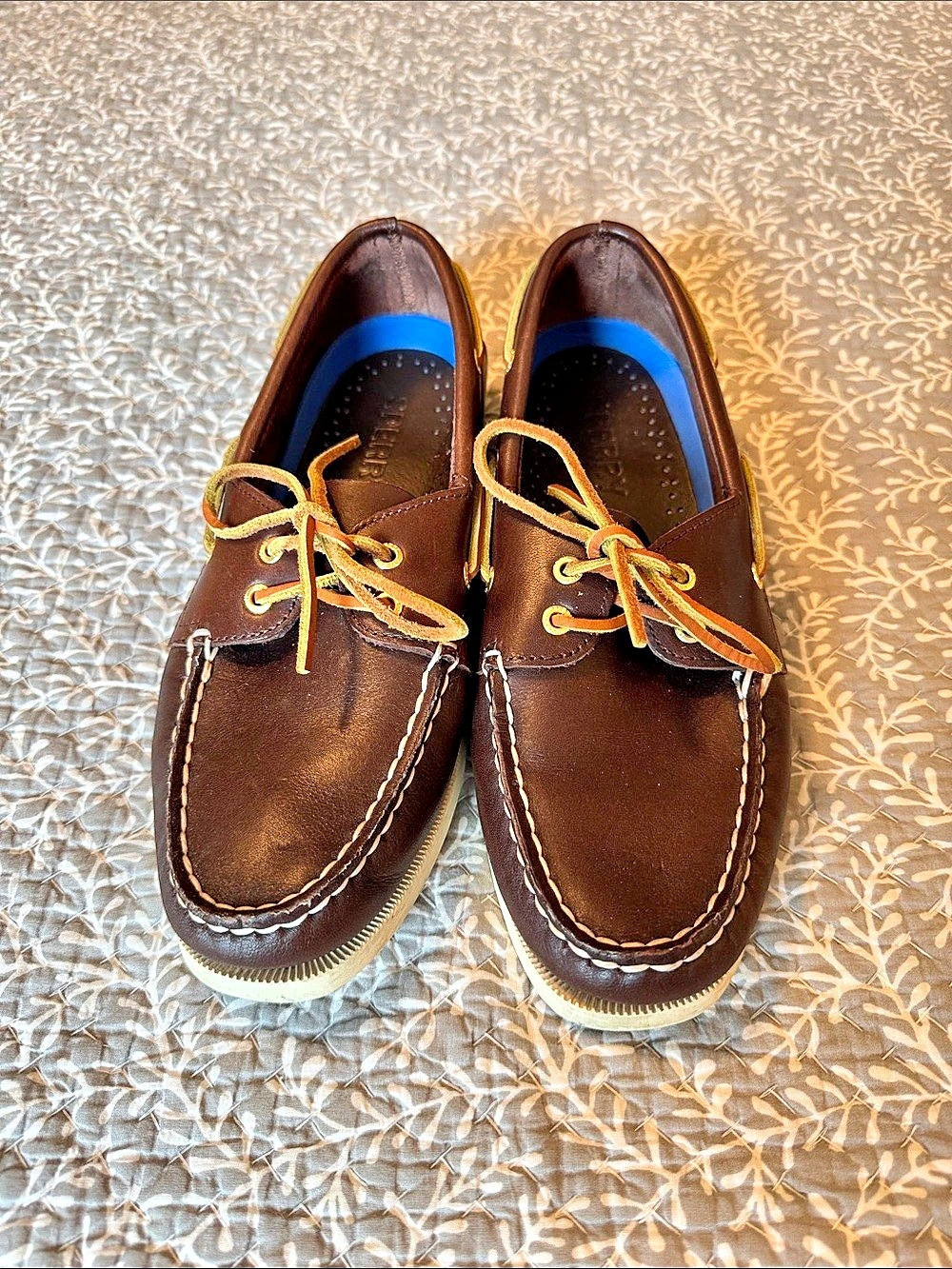 Sperry A/O 2-Eye Boat Shoes Brown US 9.5